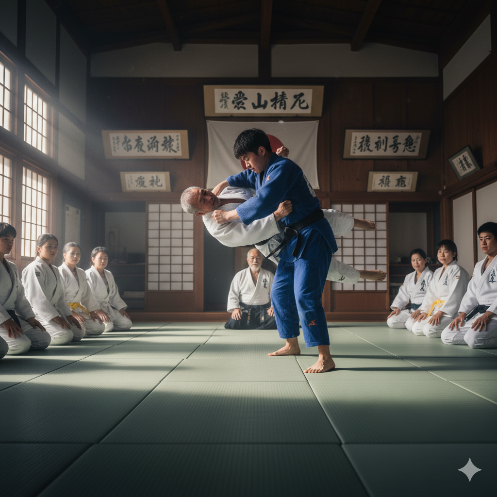 Clase de Judo en Club Colonia